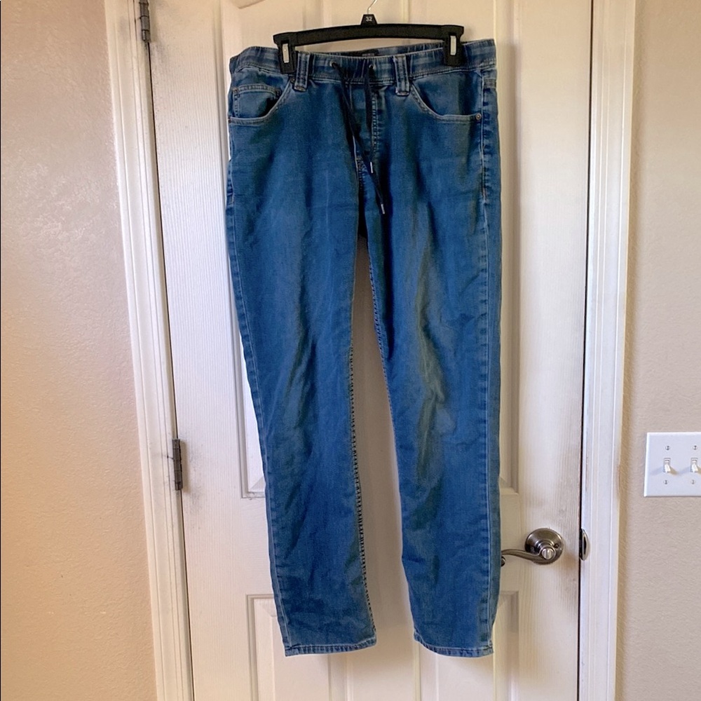London Skinny RSQ Medium Skinny Blue Jeans